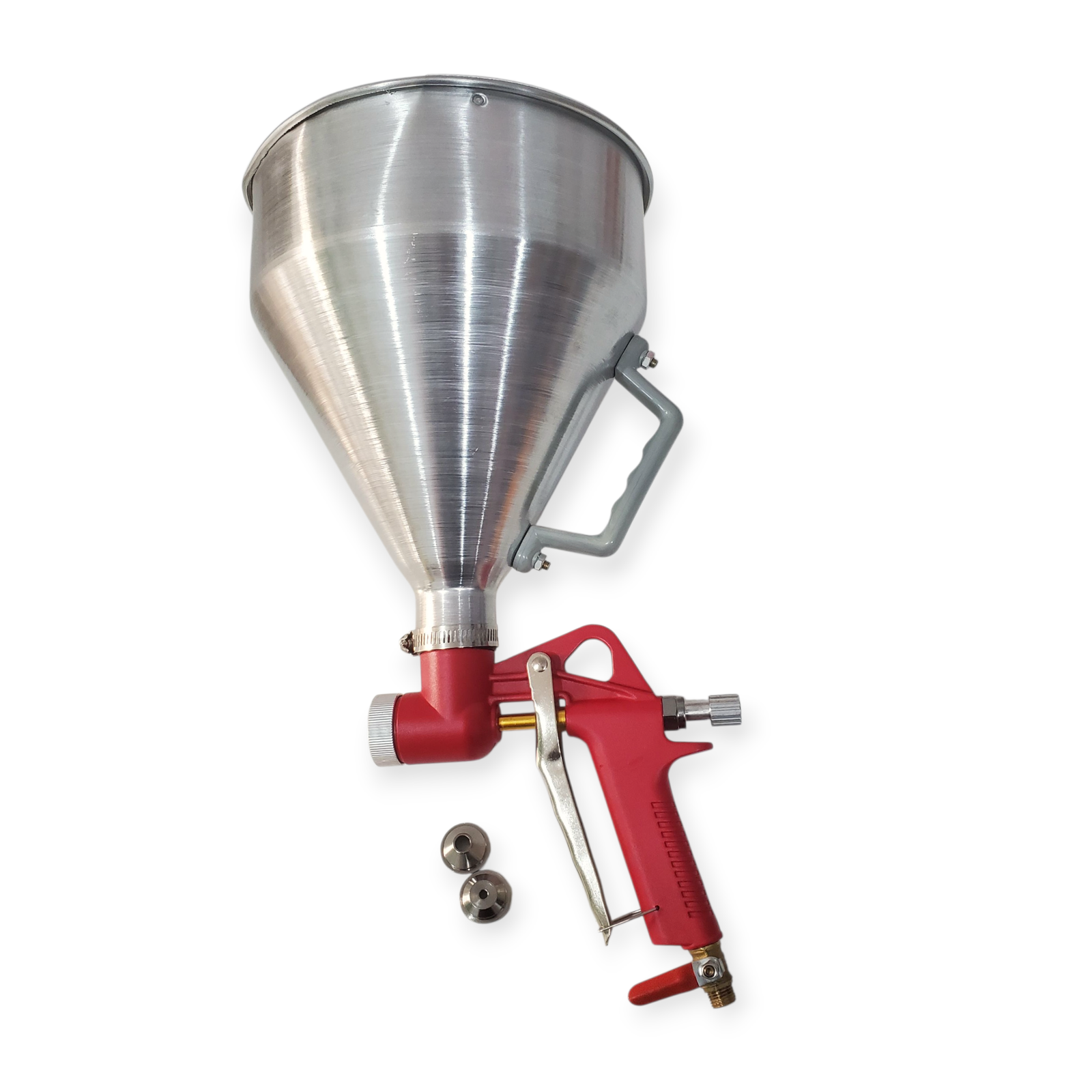 Pulvérisateurs de peinture, Pistolets à calfeutrer - Pistolet à crépir pneumatique, projeteuse à mortier pneumatique - Projeteuse pneumatique pour façade - Capacité : 4.5L - Pression : 4 bars