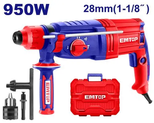 Marteau perforateur 2.8J 950W ERHRL951 EMTOP