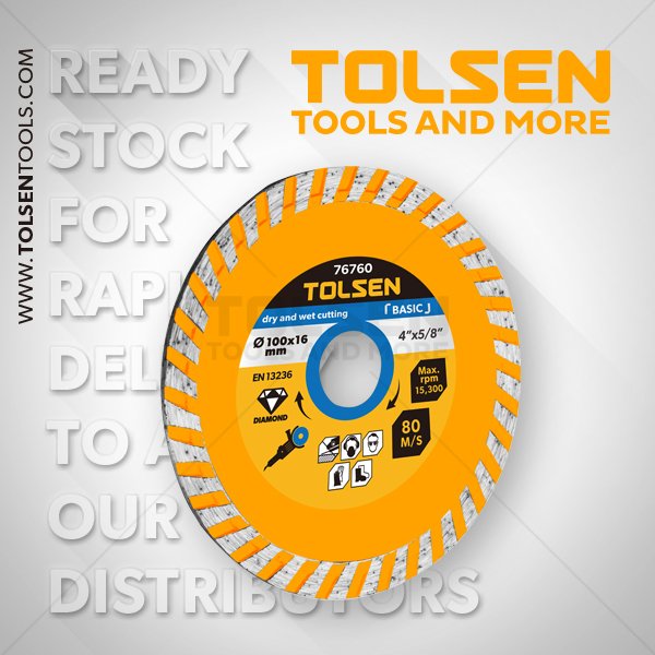 Disque Diamond TURBO 115MM TOLSEN