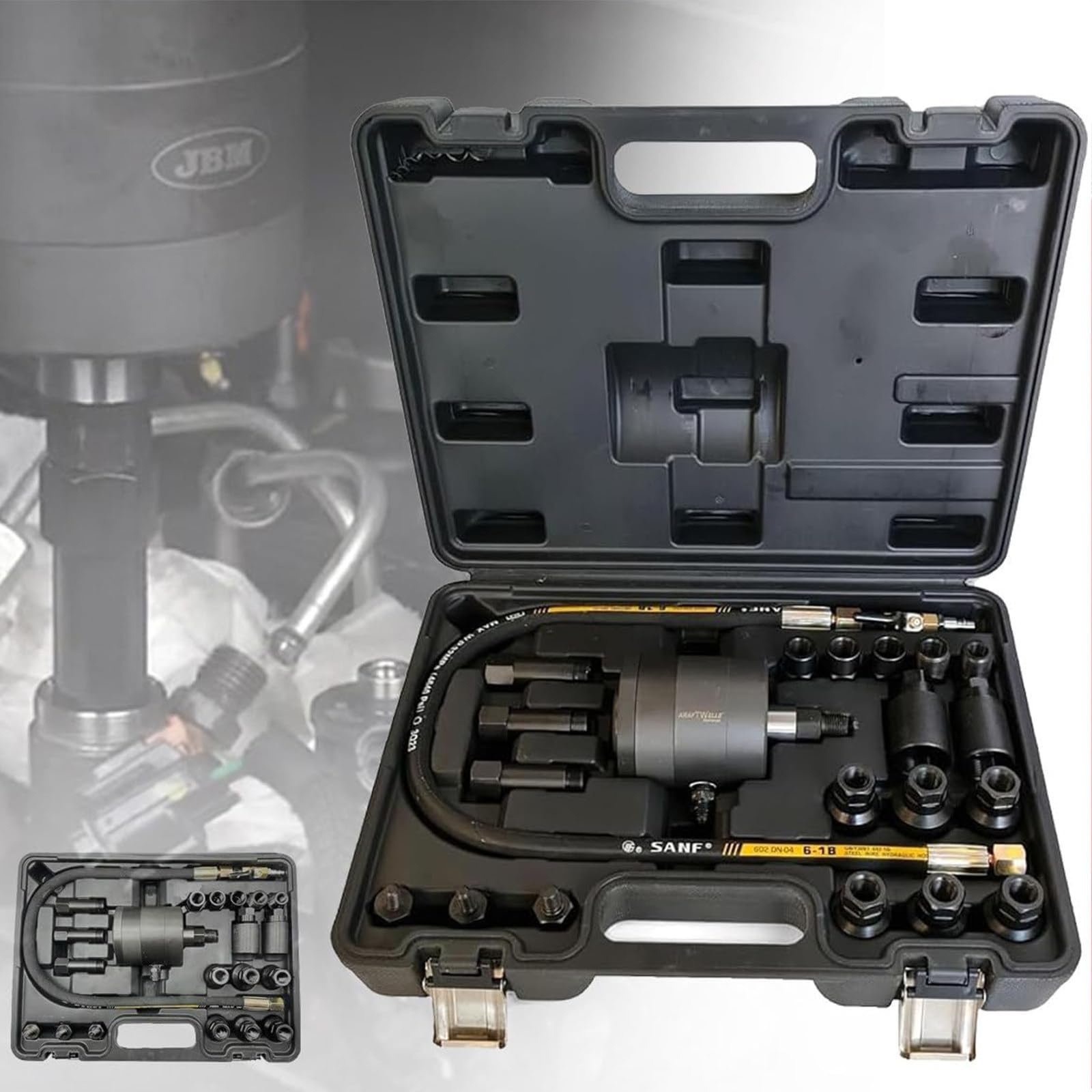 Caisse arrache et Extracteur d'injecteur Pneumatique SFT
