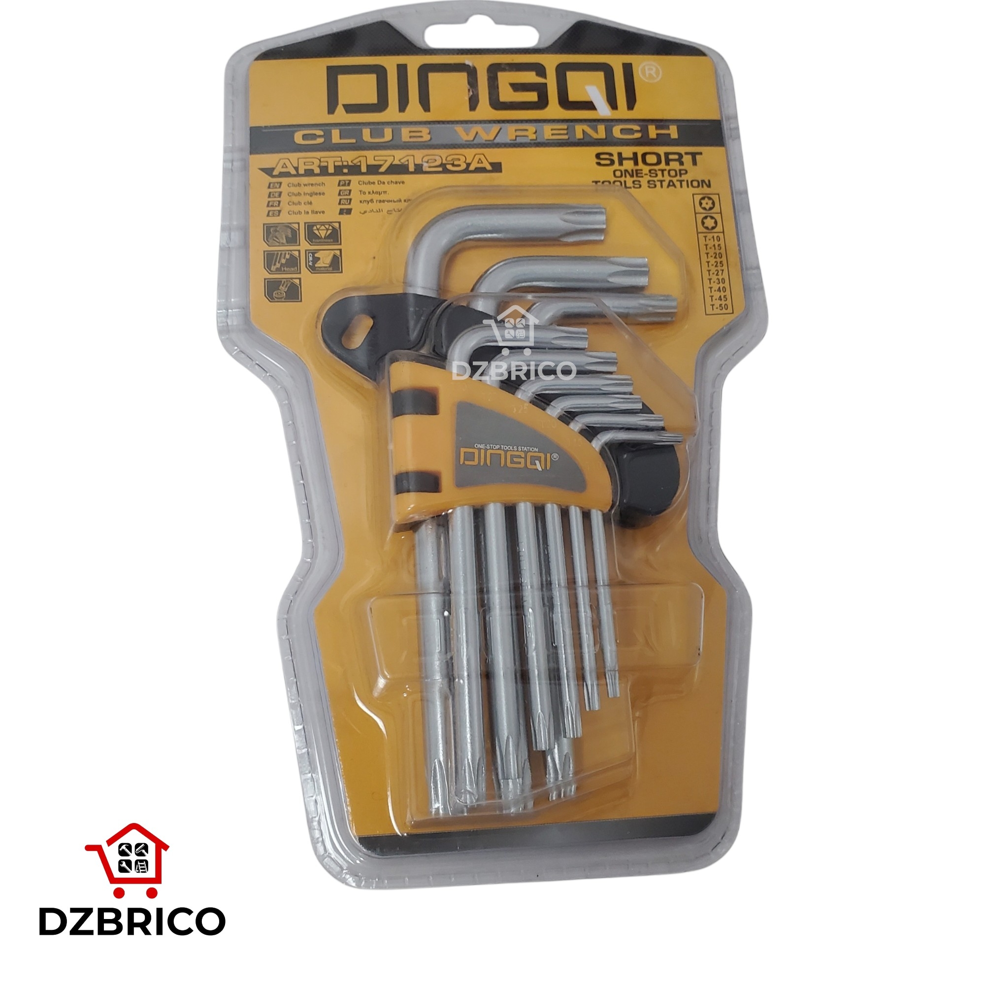 jeu de 9 clés dents de souris PM DINGQI