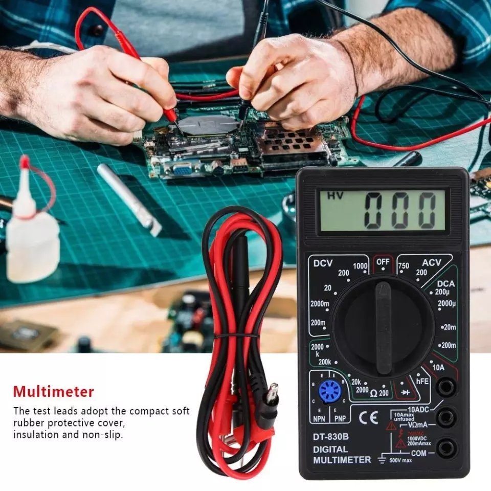 Multimetre Numérique LCD DT-838 SFT