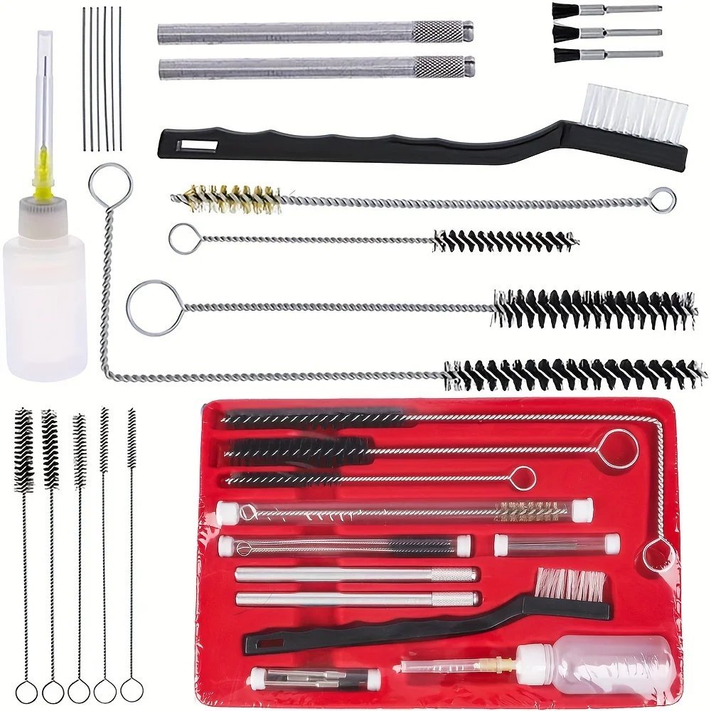 Kit de nettoyage et brosse pistolet de pulvérisation 27 pièces