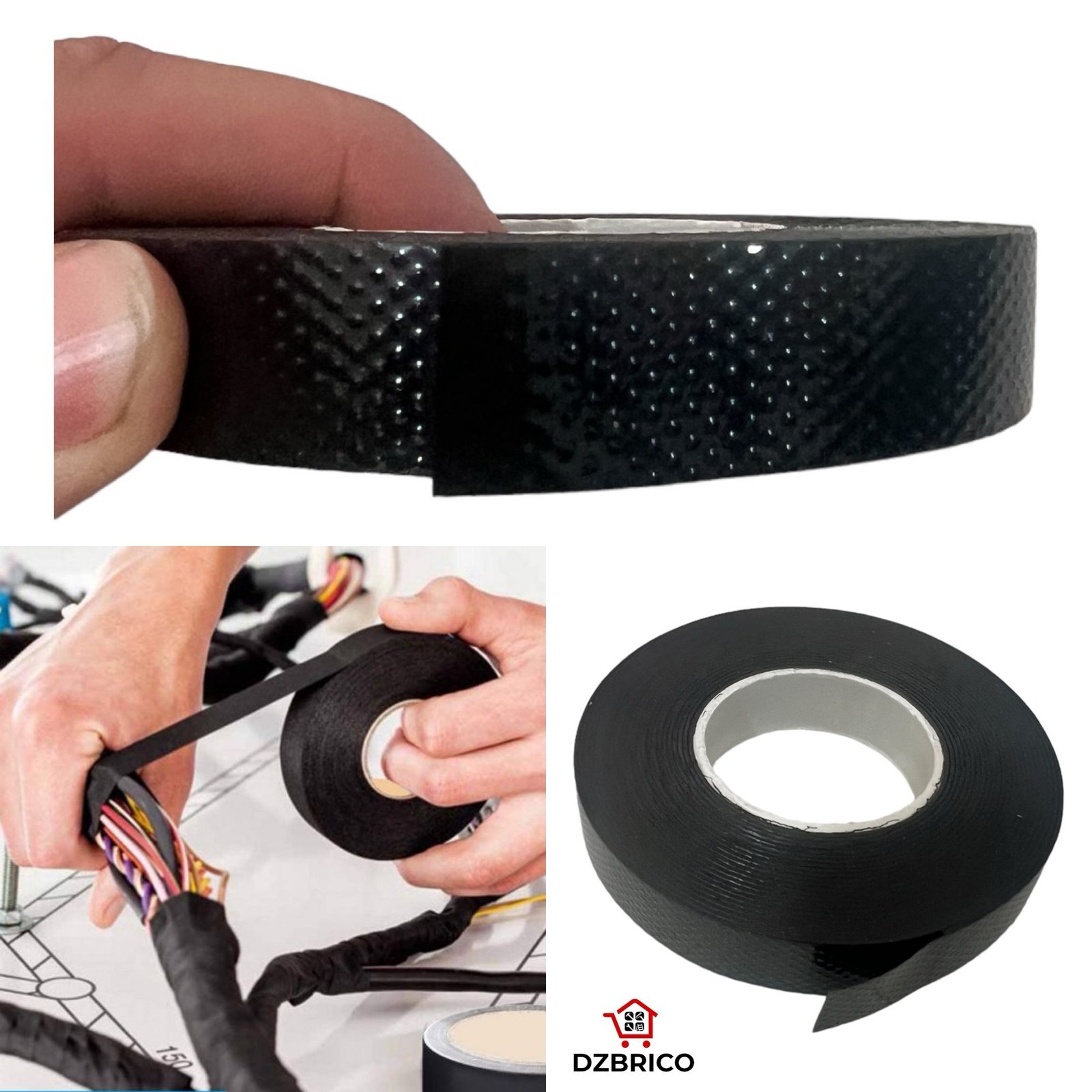 Ruban Adhésif isolant tissus 15mm 5M SFT