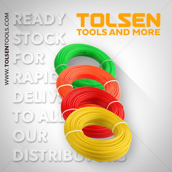Fil debroussailleuse 3.0MM 15M TOLSEN