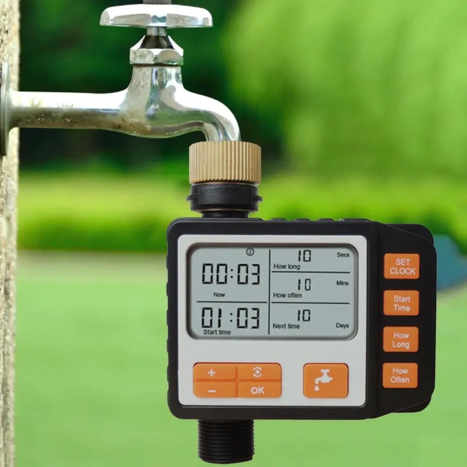 Minuterie D'arrosage Automatique A Affichage LCD et contrôleur d’irrigation SFT