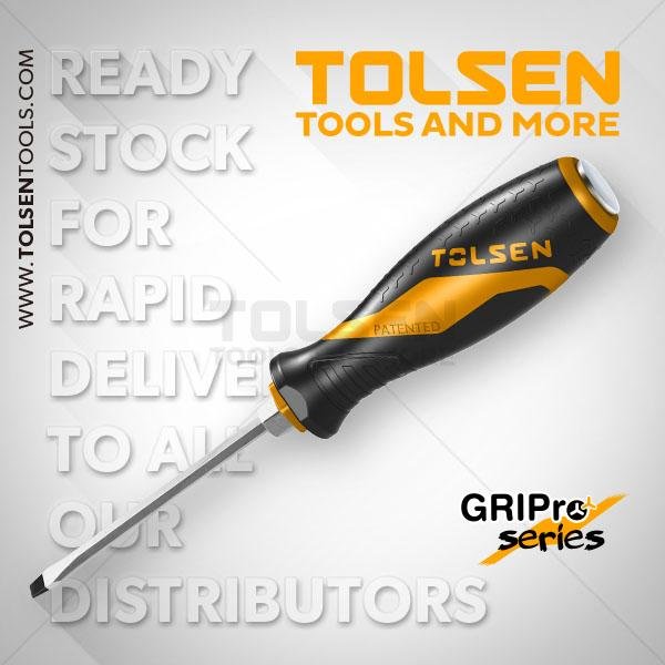 Tournevis A Frappe 1.2×6.5x100mm TOLSEN