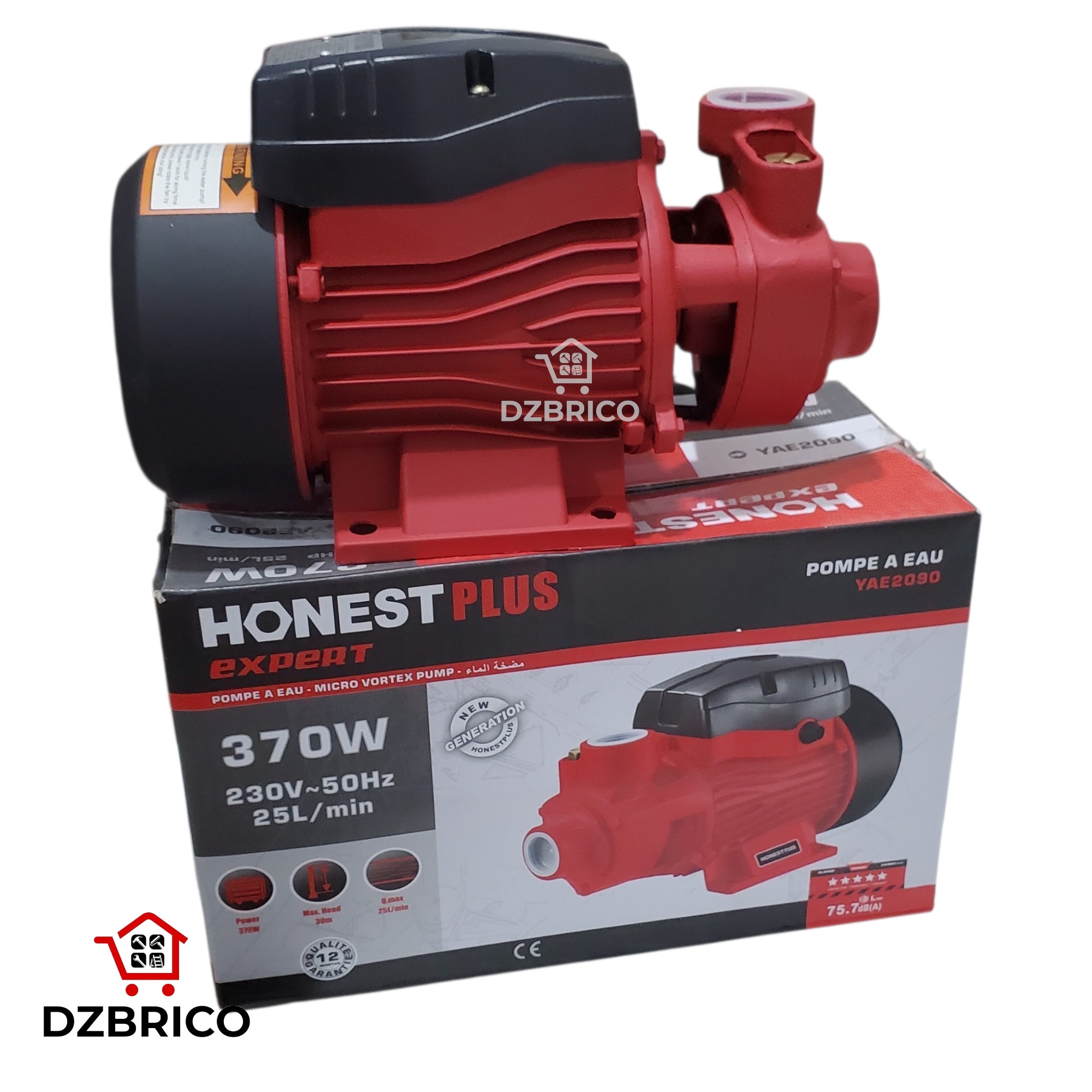 Pompe à eau 370w YAE2090 HONESTPLUS