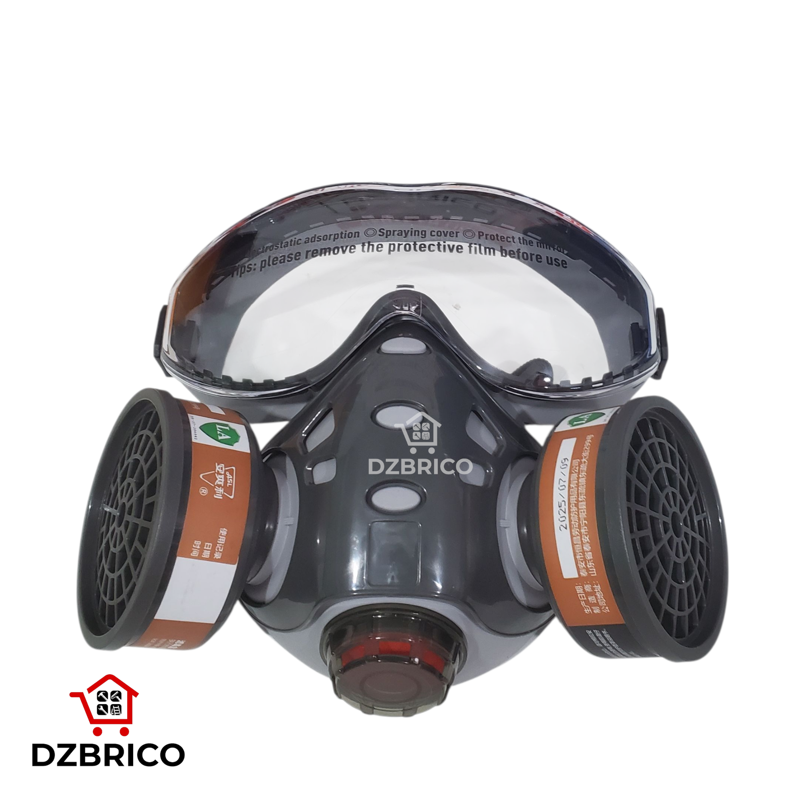 Masque à gaz intégral avec Lunettes de sécurité SFT