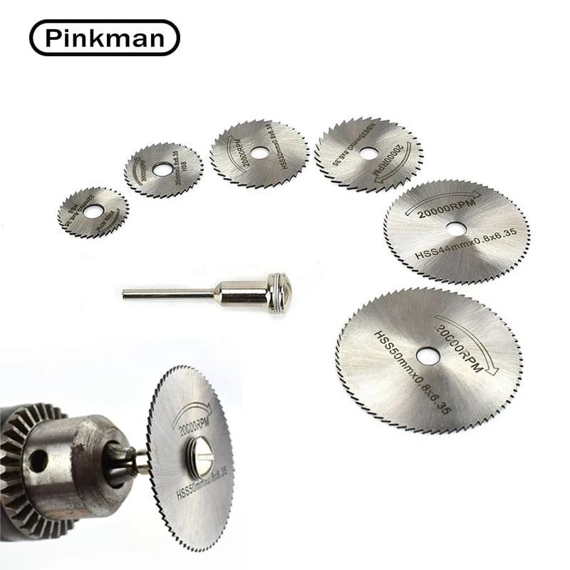 Kit De Mini Disque HSS 6Pcs SFT