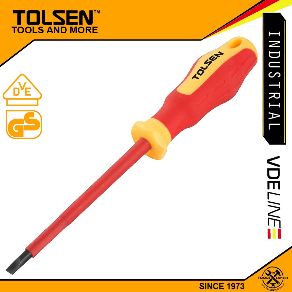 Tournevis Isolé VDE 1000v 5.5x125mm TOLSEN