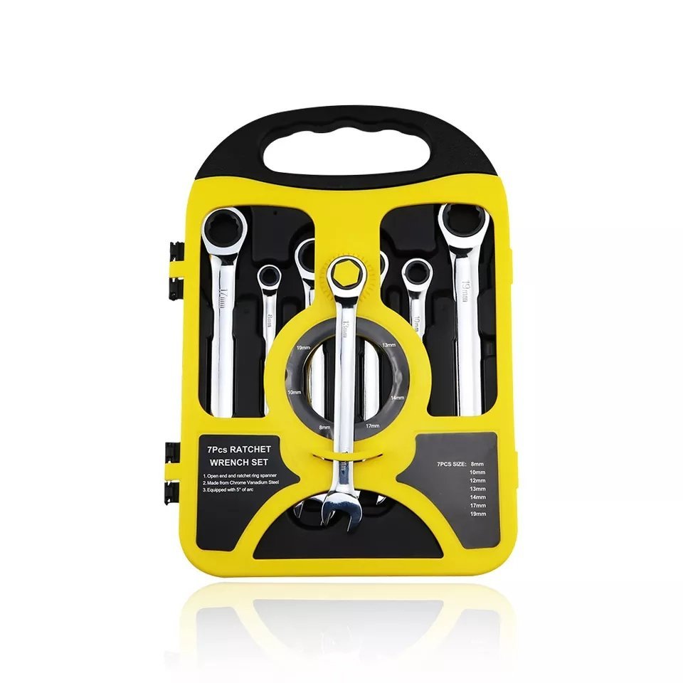 Kit Jeux De Clé Mixte Cliquet 7Pcs GS OPTIMUs SFT