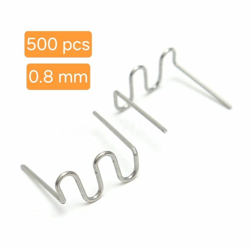 Sac de 500 Pcs Agrafes pour soudeuse Plastique 0.8 mm SFT