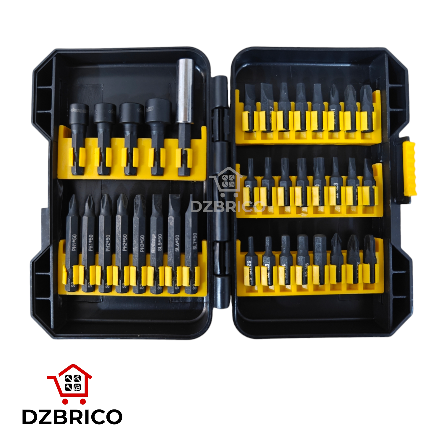 Coffret d'embouts visseuse 37 pièces FIXTOP