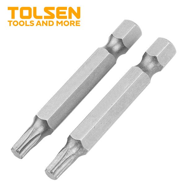 2Pcs Embout T25x50mm TOLSEN