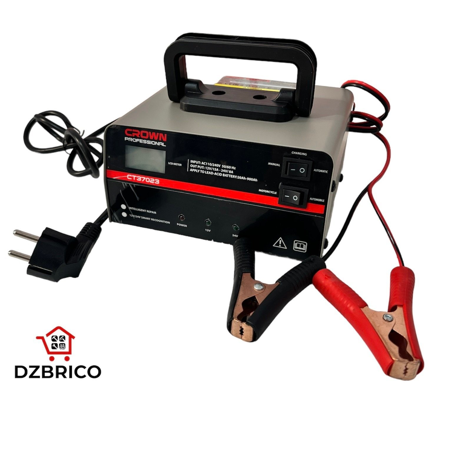 Chargeur batterie 12-24V CROWN