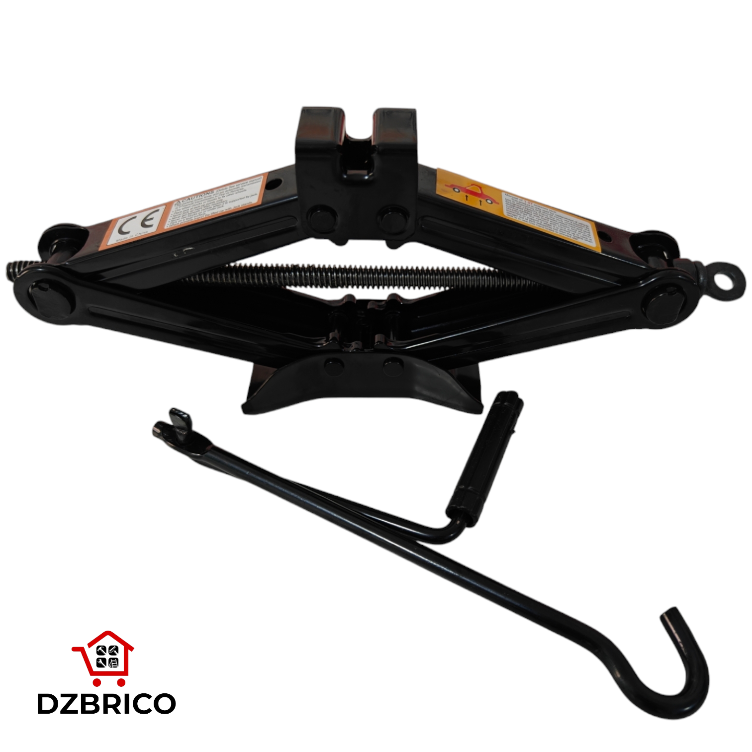 Cric acier manivelle 2 Ton