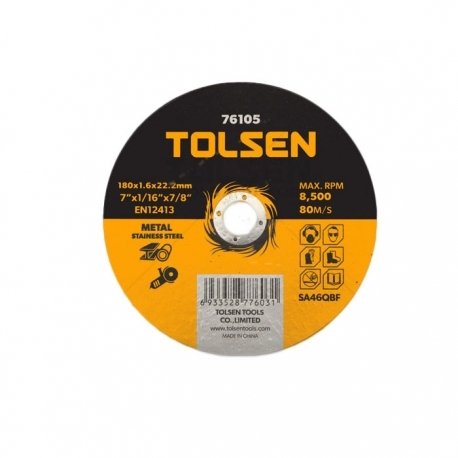 Disque A Couper Inox 115MM TOLSEN