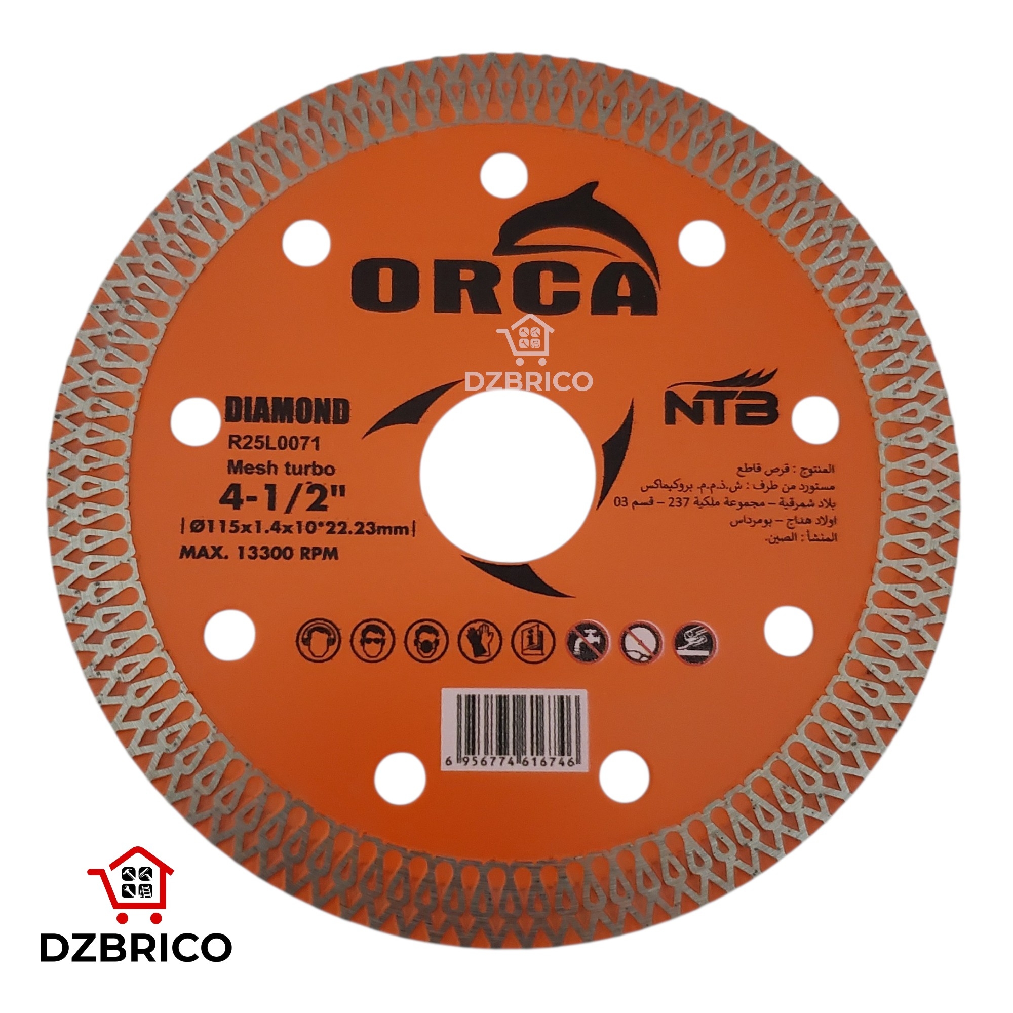 Disque a coupe céramique 115mm ORCA