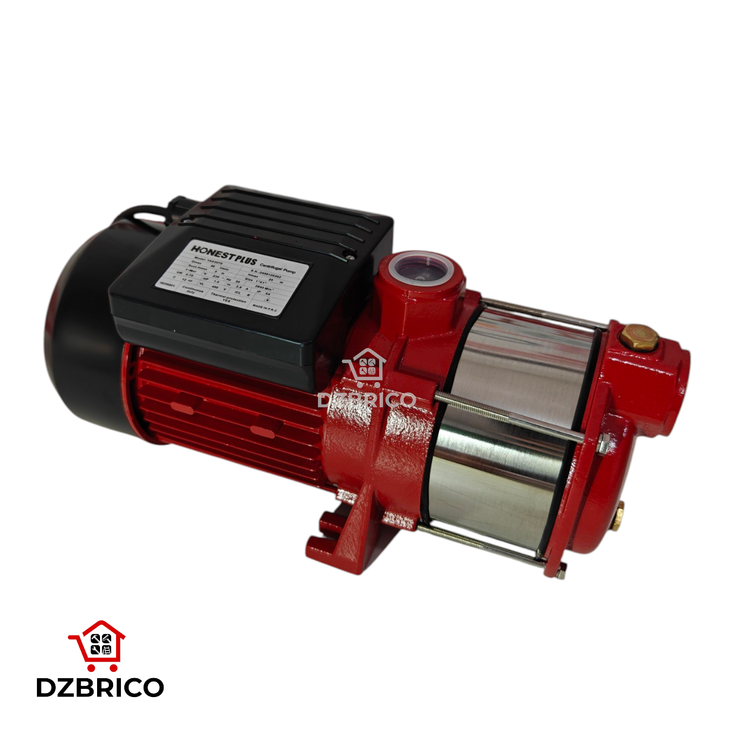 Pompe a eau Silencieuse 2 turbine 550W HONESTPLUS