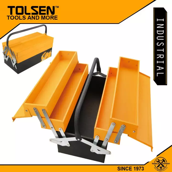 Caisse à Outils Métal - 500 x 200 Mm - TOLSEN
