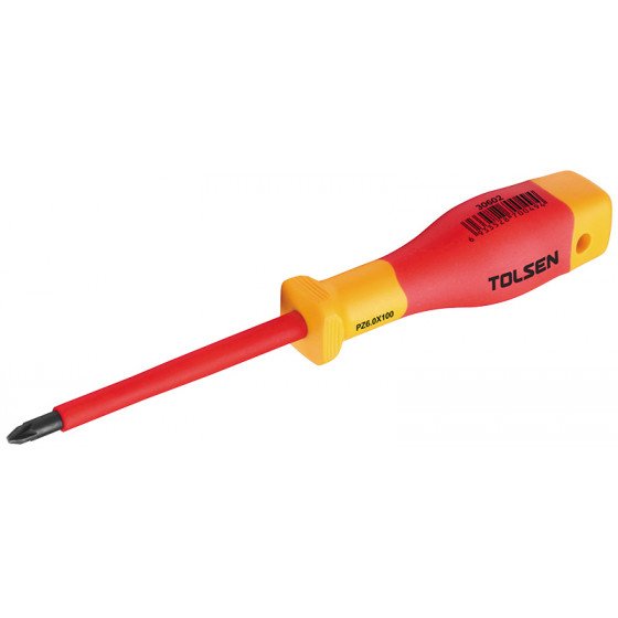 Tournevis Isolé VDE 1000v PZ1x80mm TOLSEN