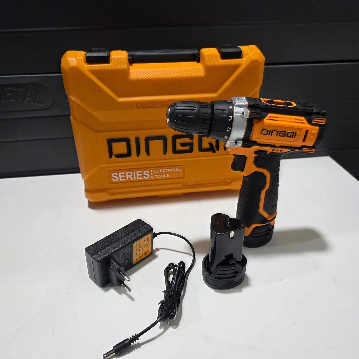 Visseuse perceuse double batterie 12v DINGQI