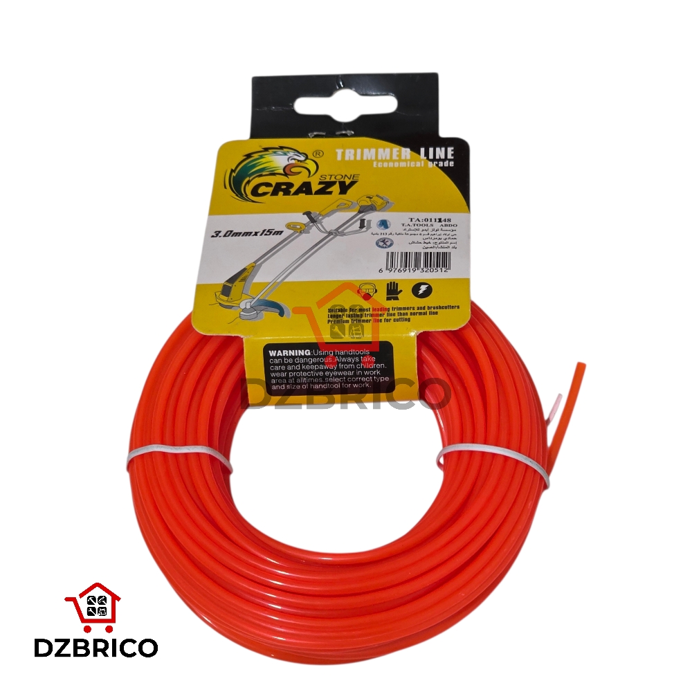 Fil debroussailleuse 3.0mm 15M