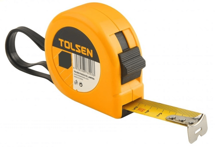 Metre a ruban jaune 7.5m TOLSEN