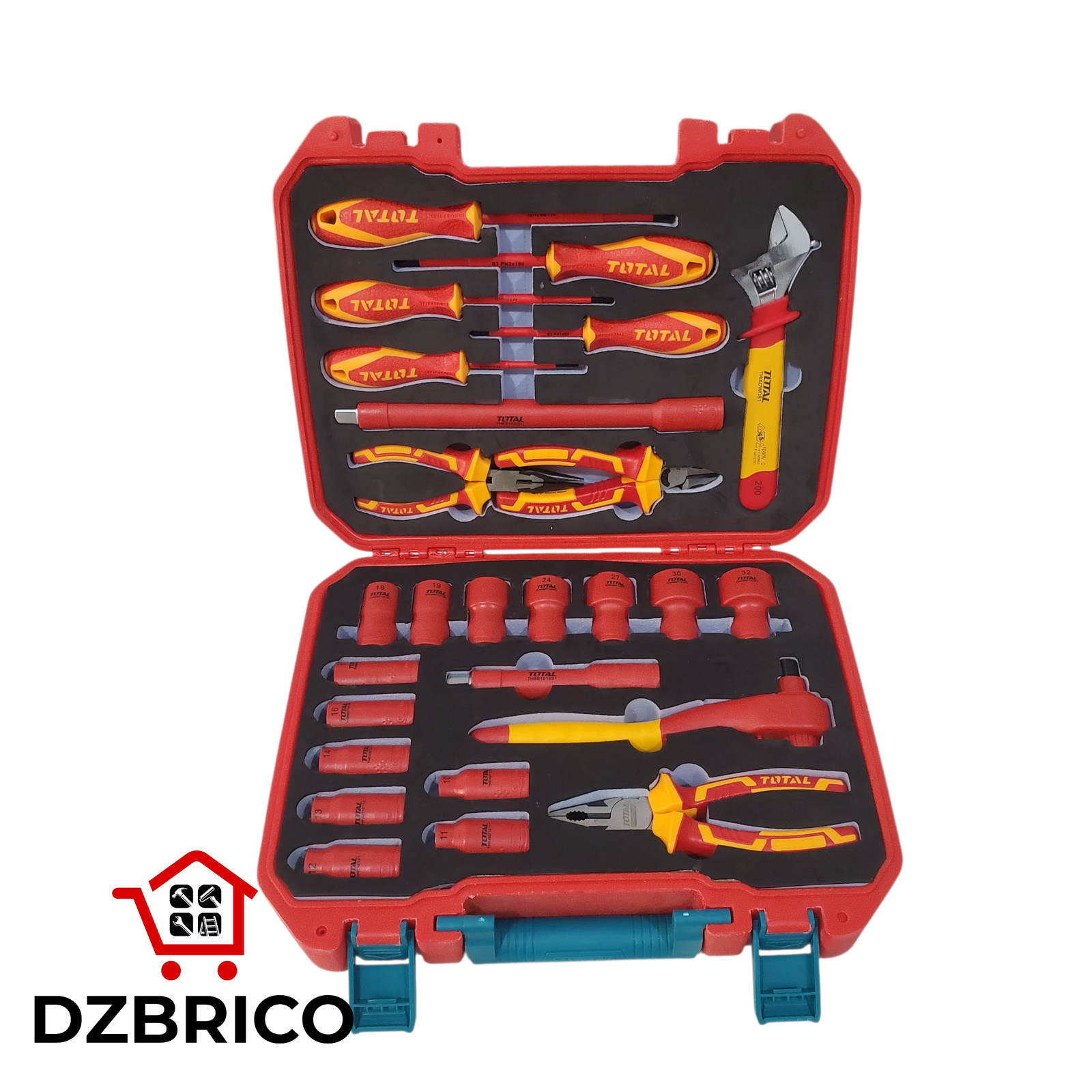 coffret d'outils isolés TOTAL de 26 pièces